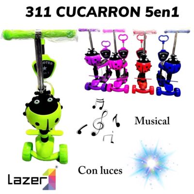 PATINETA CUCARRON MUSICAL 311