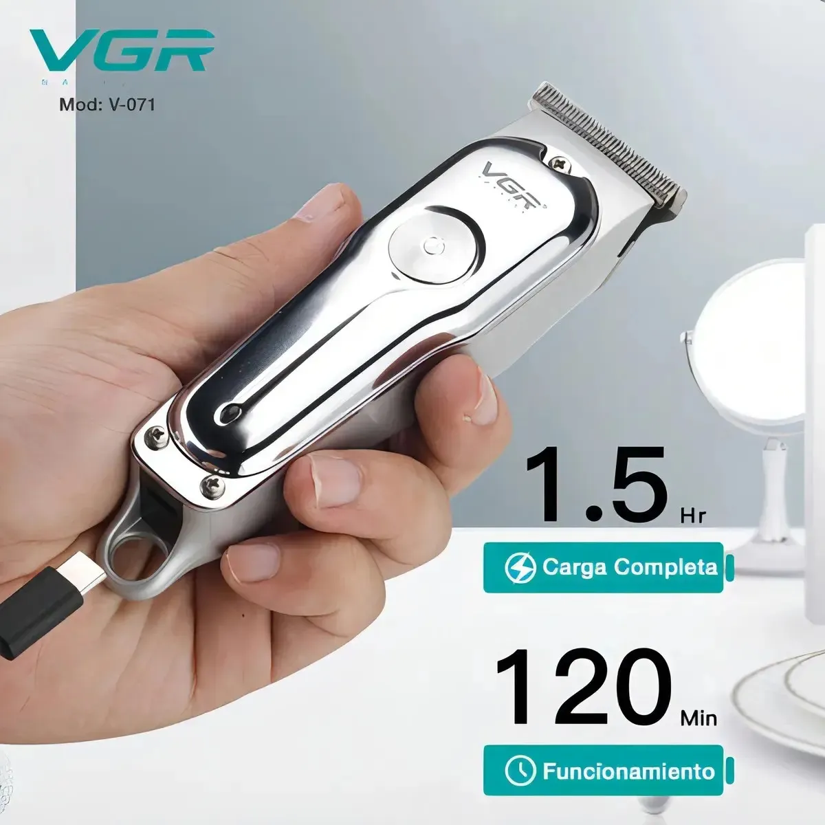 MAQUINA PELUQUERA VGR Ref. V -071 2 MAQUINA PELUQUERA VGR Ref. V -071 - Imagen 2
