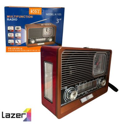 RADIO CON PANEL SOLAR  K-105