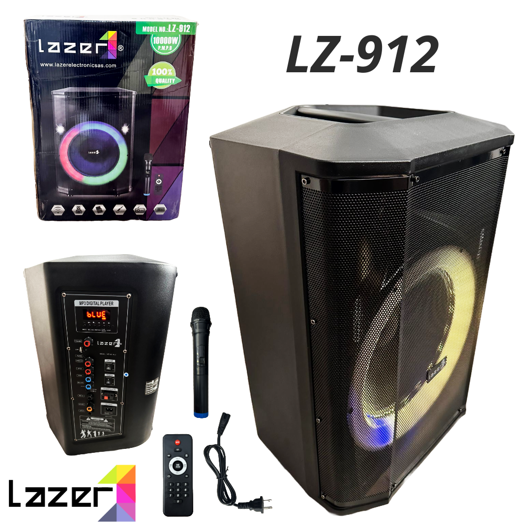 PARLANTE LAZER LZ-912 RECLINABLE 12´ 1 LZ 912 12 pulgadas